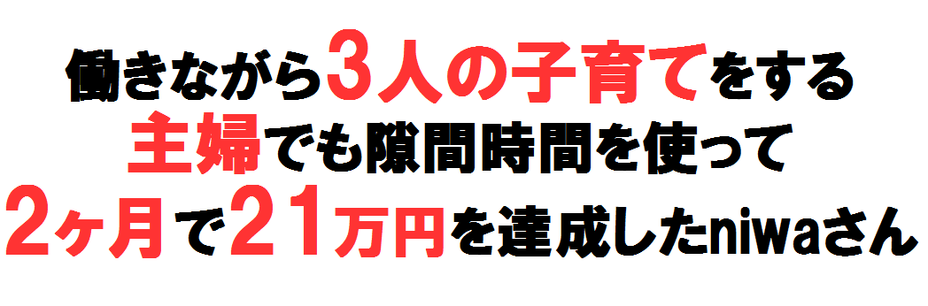 2ヶ月で２１万円